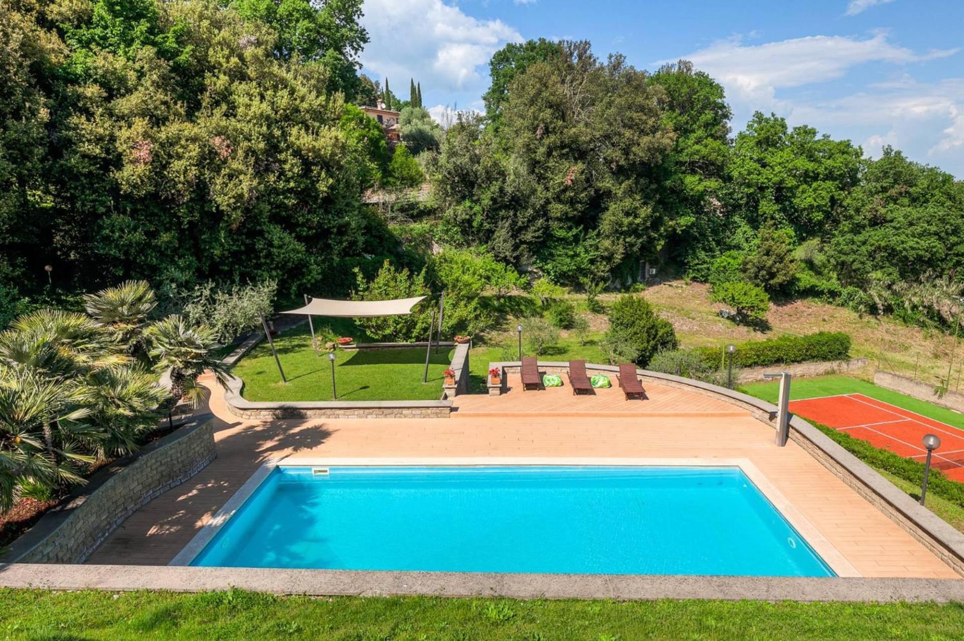 Villa Carolina - Piscina E Parco Panoramico Campagnano Di Roma Exterior foto